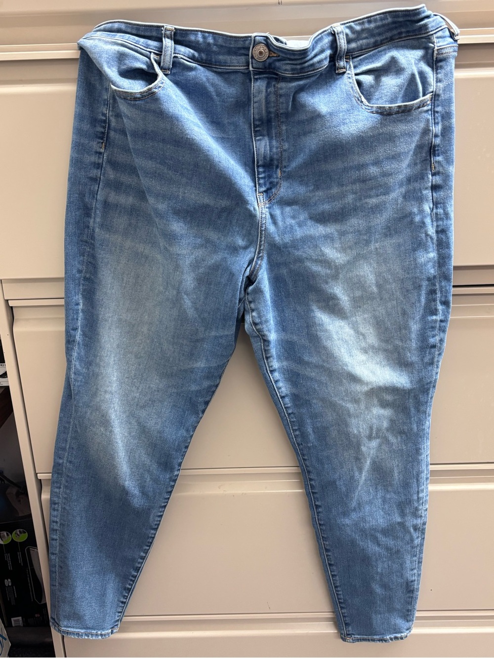 American Eagle Outfitters Light Blue Stretch Jeggings